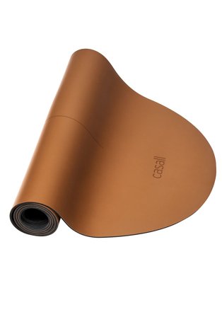 Casall Yoga Mat Grip & Cushion III Oval Vintage Brown 5 mm, Sport & Velvære, Yogaudstyr, Yogamåtter