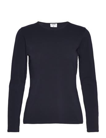 Cotton Stretch Long Sleeve T-shirts & Tops Long-sleeved Navy Filippa K