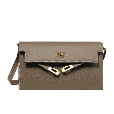 Damer Kvinnor Läder Handväska Liten Kelly Bag Shoulder Crossbody Black
