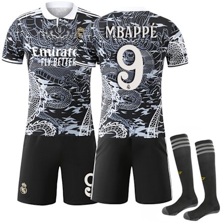 2025-2026 Real Madrid Dragemønster Special Edition Fotballdrakt med Sokker