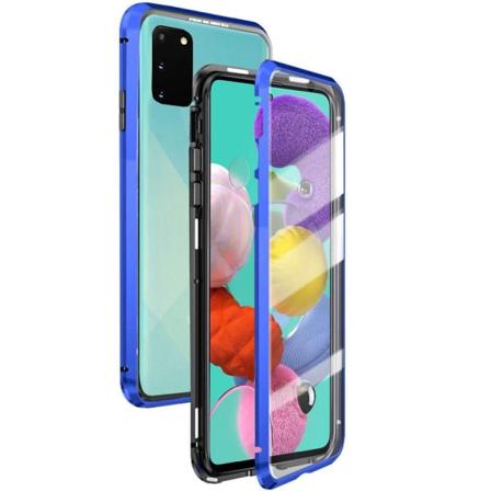 Smidig Magnetisk Dobbeltskall - Samsung Galaxy S20 Blå