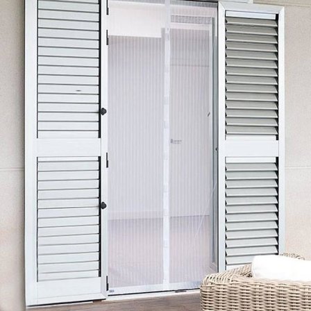 100x200cm Myggenet med Magnet / Insektsgardin / Insektnet - Dør