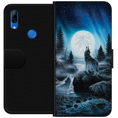 Kompatibelt Plånboksfodral till Huawei P Smart Z Varjar på natten