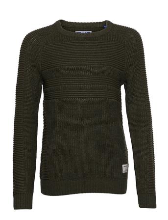 Jcopower Knit Crew Neck Bf Jr Green Jack & J S