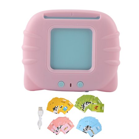 112 Flashcards til småbørn - Læringslegetøj - Læringslegetøj til småbørn 2-4 år - Pink