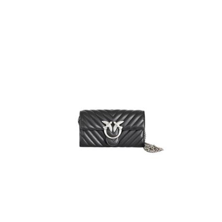 Pinko, Cross Body Bags Zwart, Dames, Maat:ONE Size