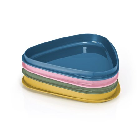 Light My Fire Stackplate Bio 4-pack eating utensils Multi-colored OneSize