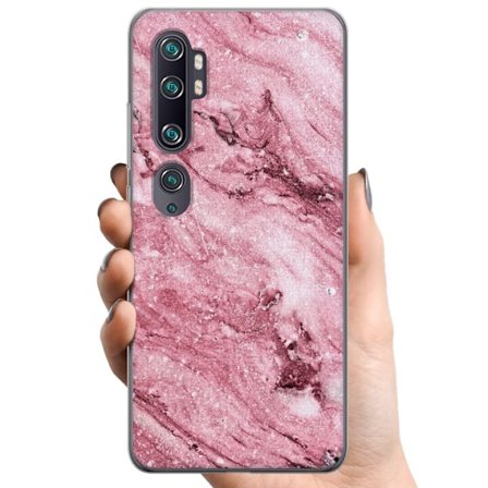 Yhteensopiva Puhelinkuori Xiaomi Mi Note 10 Glitteri Marmori
