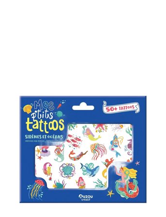 Auzou | Little Tattoos - Mermaids And Oceans | ONE SIZE
