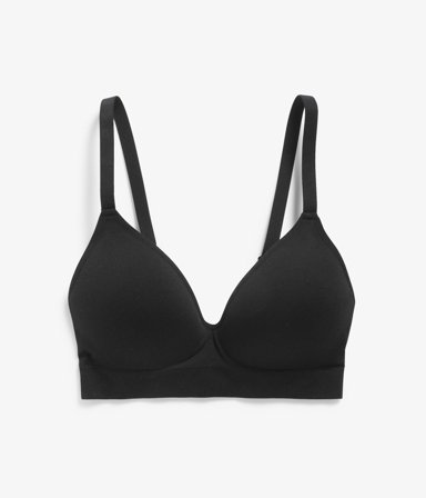 Kappahl | Formpressad seamless soft bh Svart XL | Svart