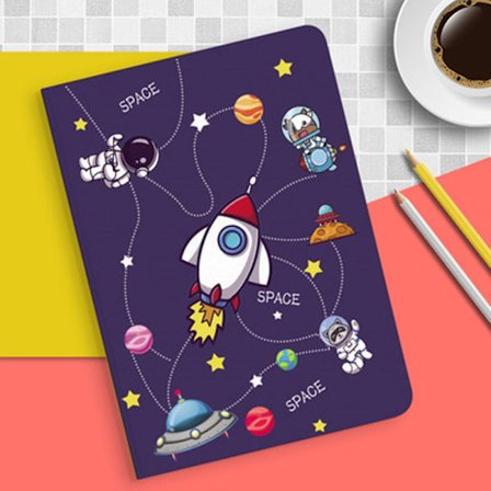 Stilrent skal för iPad 234 tum aerospace mini söt tecknad