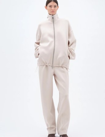 REMAIN Birger Christensen Soft Zipped Jacket - Beige - 32