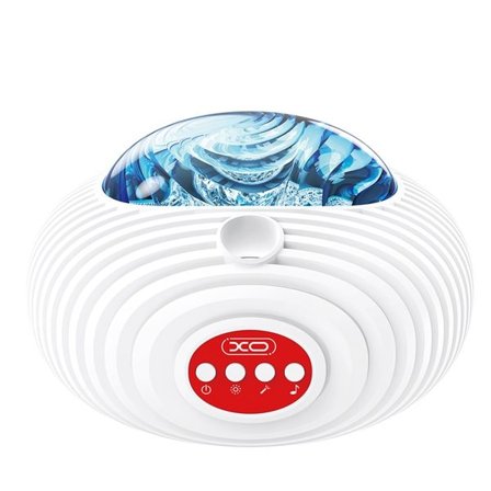 XO LED-projektorlampe med stjernehimmel og indbygget Bluetooth-højttaler