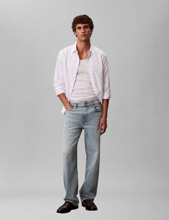 Calvin Klein Jeans 90S Straight Spotlight Jean - Blue - 31 x 32