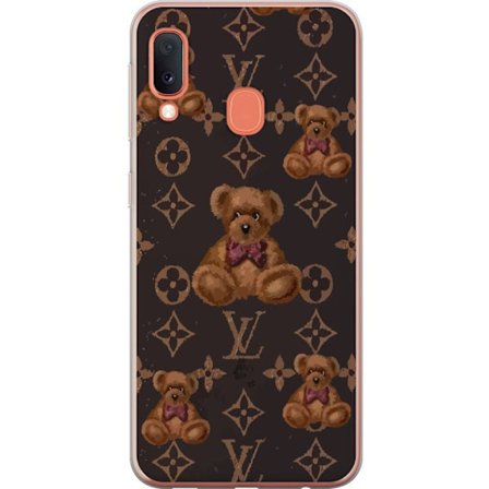 Yhteensopiva Puhelinkuori Samsung Galaxy A20e Karhut kuviollinen ylellisyys logo muoti tyyli