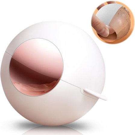 Återanvändbar gel-lintroller för husdjur, kläder, soffa (Vit)