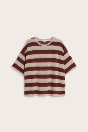 Kappahl | Sweter z dzianiny, z krótkimi rękawami | Czerwony