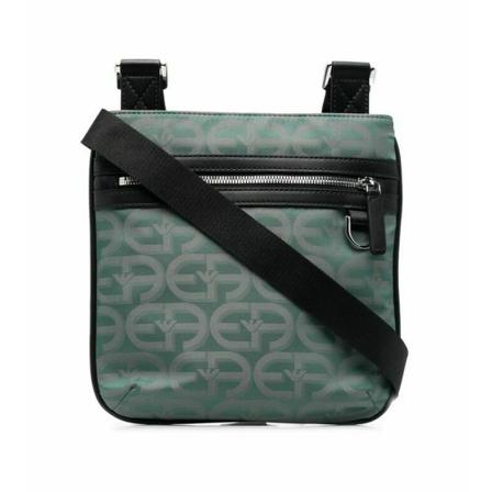 Emporio Armani, Cross Body Bags Groen, Heren, Maat:ONE Size