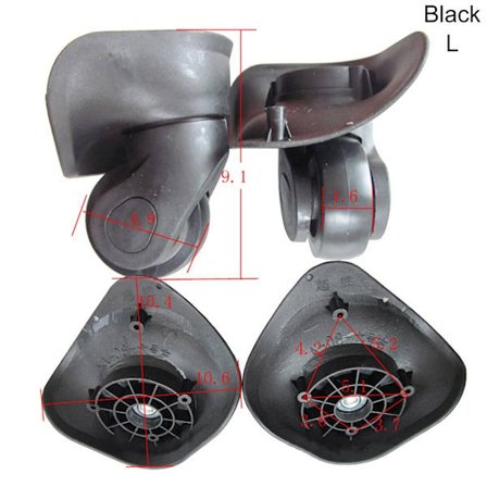 A08 Kofferhjul Koffertreparasjon SVART L svart