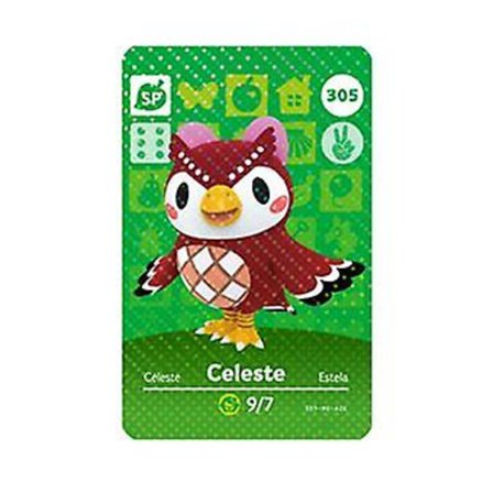 Nfc Spilkort Kompatibelt med Animal Crossing, ch Amiibo Wii U - 305 Celeste