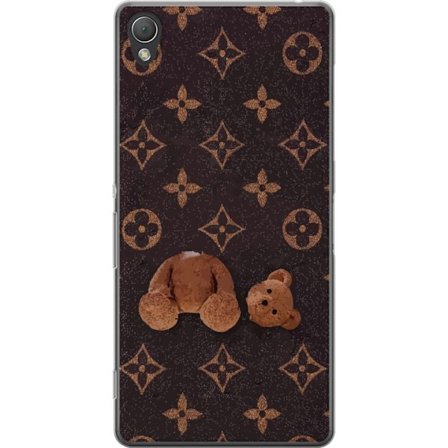 Yhteensopiva Puhelinkuori Sony Sony Xperia Z3 Graafinen monogrammikuvio, jossa taiteellisesti muotoiltu nalle