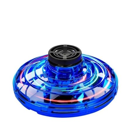 Mini Flying Spinner Lysande UFO Drone Hand Opererad Flyorb Fly Fidget Leksaker