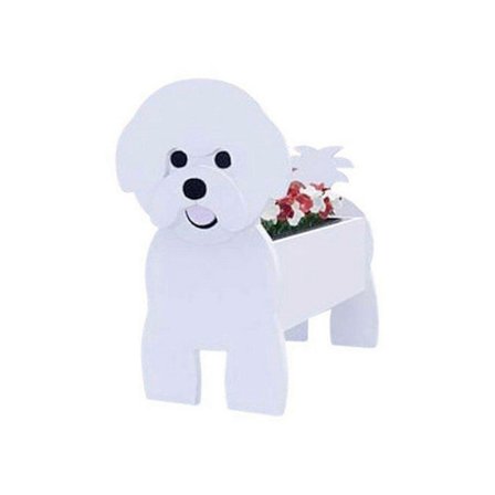 Hundeformet Plantekasse Blomsterpotte Plantebeholder Holder Hagedekorasjon Stil 1