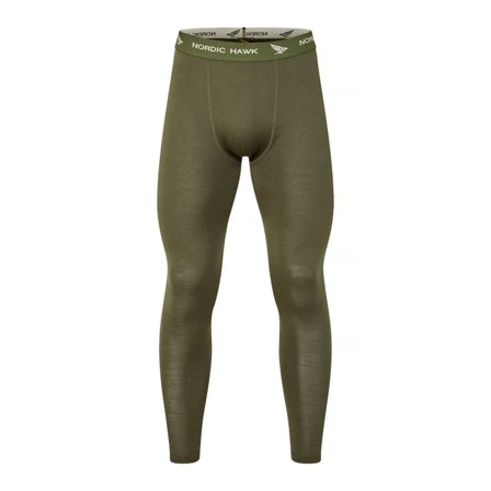 Nordic Hawk Engaholm Merino Pants Men Men base layer trousers Green M