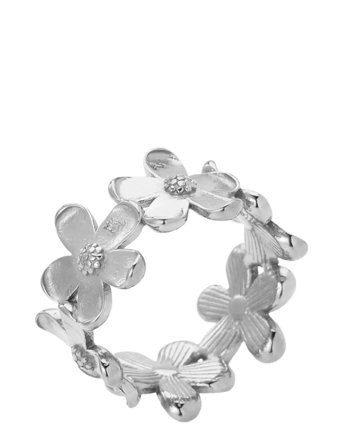 Sistie Camellia - Ring Steel - Silver - 50