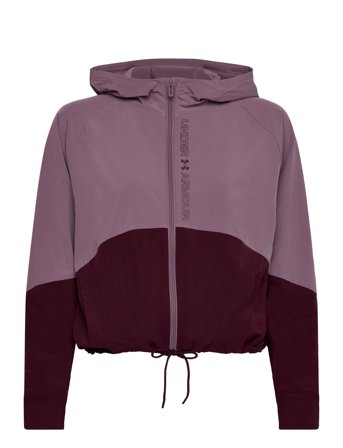 Woven Fz Jacket Outerwear Sport Jackets Lilla Under Armour*Betinget Tilbud