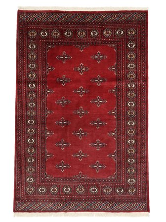 Medalionowy Mały Bucharski 2Ply Dywan 121X183 Wełna