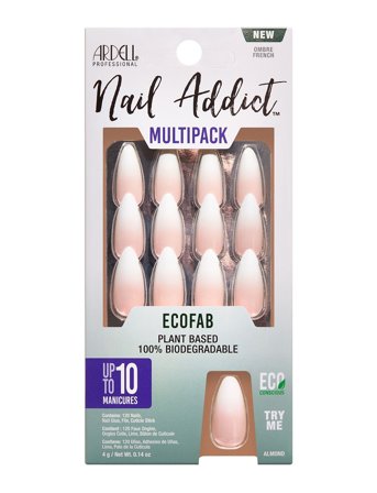 Ardell Nail Addict Ecofab Ombre French Multipack - Cream - ONE SIZE