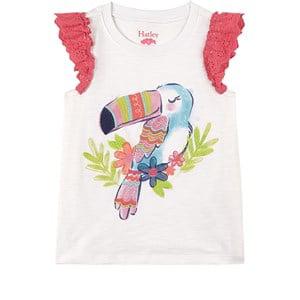 Hatley White Toucan Tropics Top 4 Years - Tops - 4 years - White