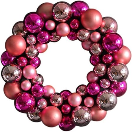 Joulukranssi Ulkokäyttöön | Joulupallo | Joulukoristeet Jouluripustuskoristeet Ovi Seinäkoriste Etuoven Pallot Kranssi Särkymätön