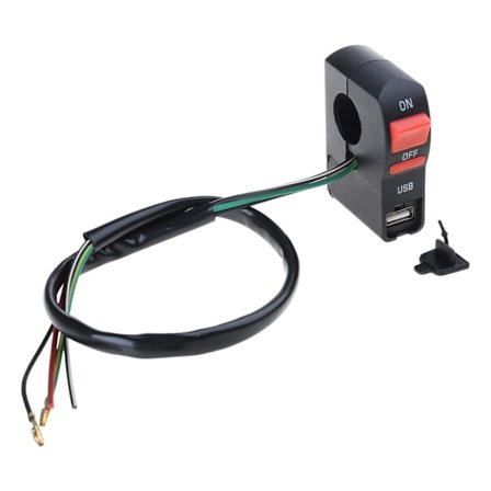 Motorcykel Styr Dræb Stop Kontakt On Off Knap Forlygte Kontakt Stik