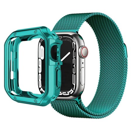 TPU-skydd för Apple Watch med snabb frigöring, sportfodral för Apple Watch Series 7 45 mm/Series 8 45 mm
