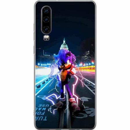 Huawei P30 Genomskinligt Skal Sonic The Hedgehog