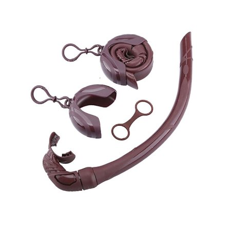 Snorkkeliputki kannettava ammattimainen joustava miehet naiset uudelleenkäytettävä ulkoilu