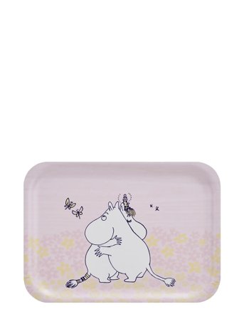 MUMIN Tray 27X20Cm Hug - Pink - 27X20CM