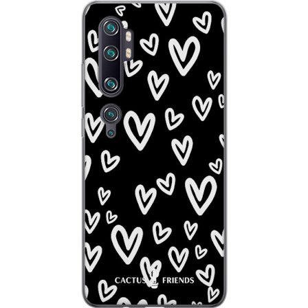Yhteensopiva Puhelinkuori Xiaomi Xiaomi Mi Note 10 Pro Cactus and Friends - Handdrawn Love Chaos