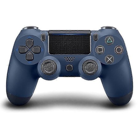 Trådlös PS4-handkontroll Bluetooth Gamepad med Vibration, Ergonomisk Design för PS4-konsol - Ljus Röd Flerfärgad Mörkblå