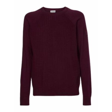 Calvin Klein Round-neck Strik Lilla, Herre Strik