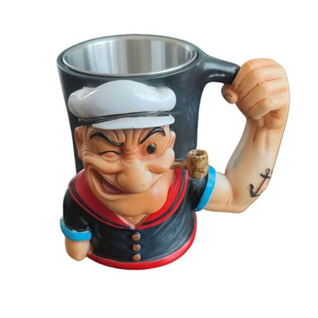 3D Skipper Skræk Power Krus Gaver til Mænd