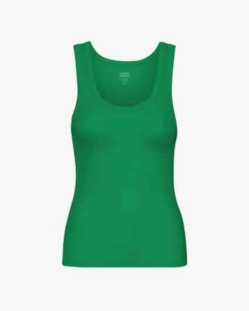 Women Organic Rib Tank Top - Kelly Green - Female - XL