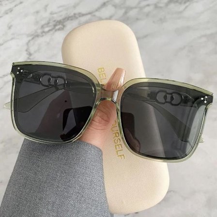 2024 Helt nye udendørs solbriller mode Uv400 firkantet stel solbeskyttelse solbriller