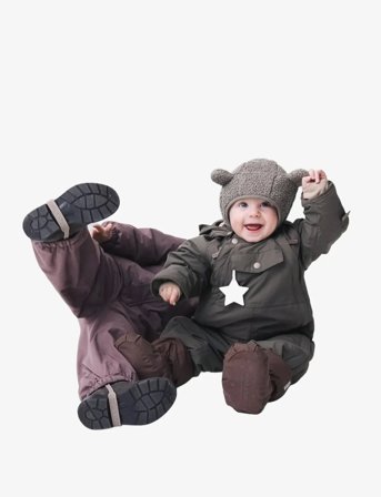 MINI A TURE Matwisti Fleece Lined Snowsuit. Grs - Khaki green - 74