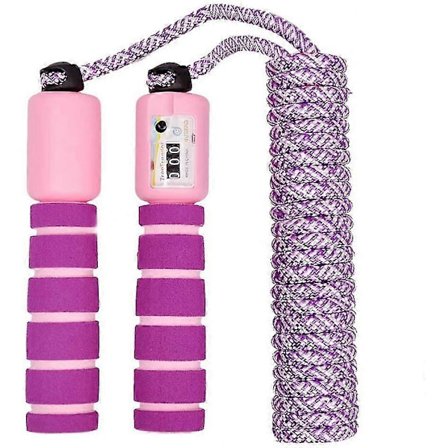 Børne sjippetov med tæller, justerbart sjippetov til børn, sjippe speed reb til drenge piger fitness træning