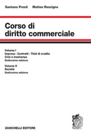Corso di diritto commerciale Gaetano Presti