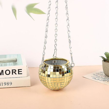 Discokula Hängande Blomkruka för Inomhusväxter Blomplanteringshängande Korg