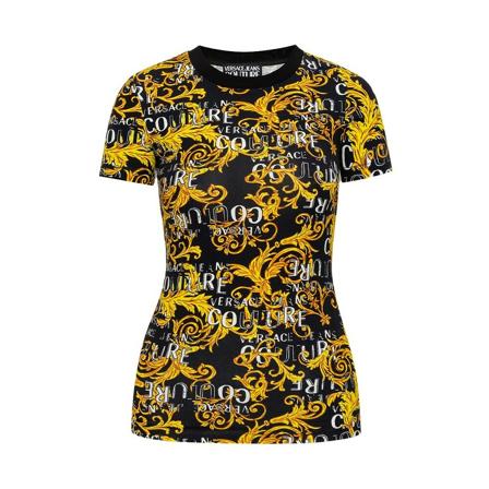 Versace Jeans Couture T-Shirts svart, Dam, Dam, Storlek: M